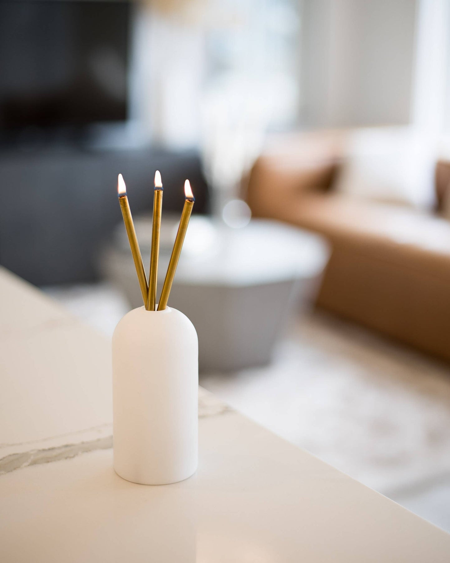 Gold Everlasting Candle – Reusable Steel Candles