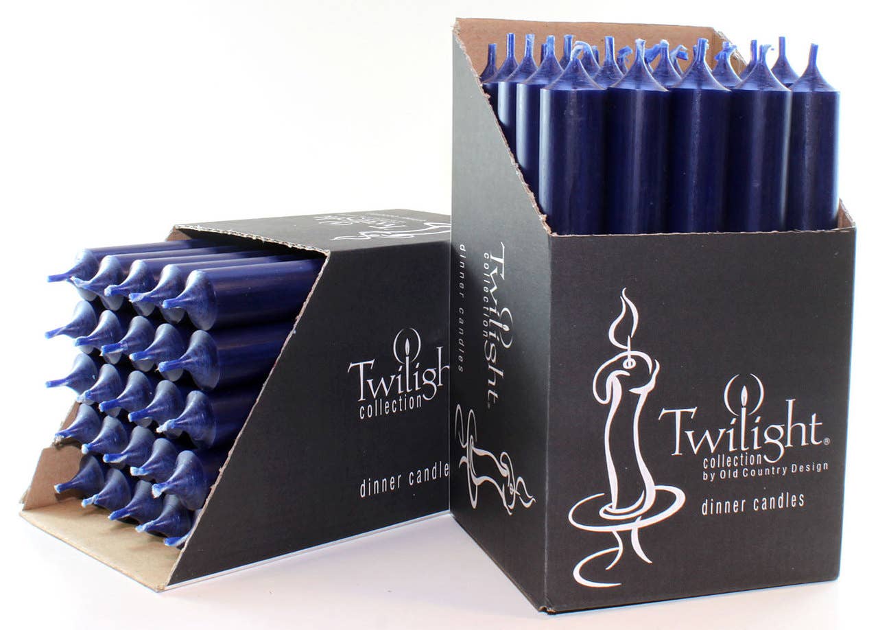 Taper - Navy Blue 10" Dinner Candles | 25 Pack