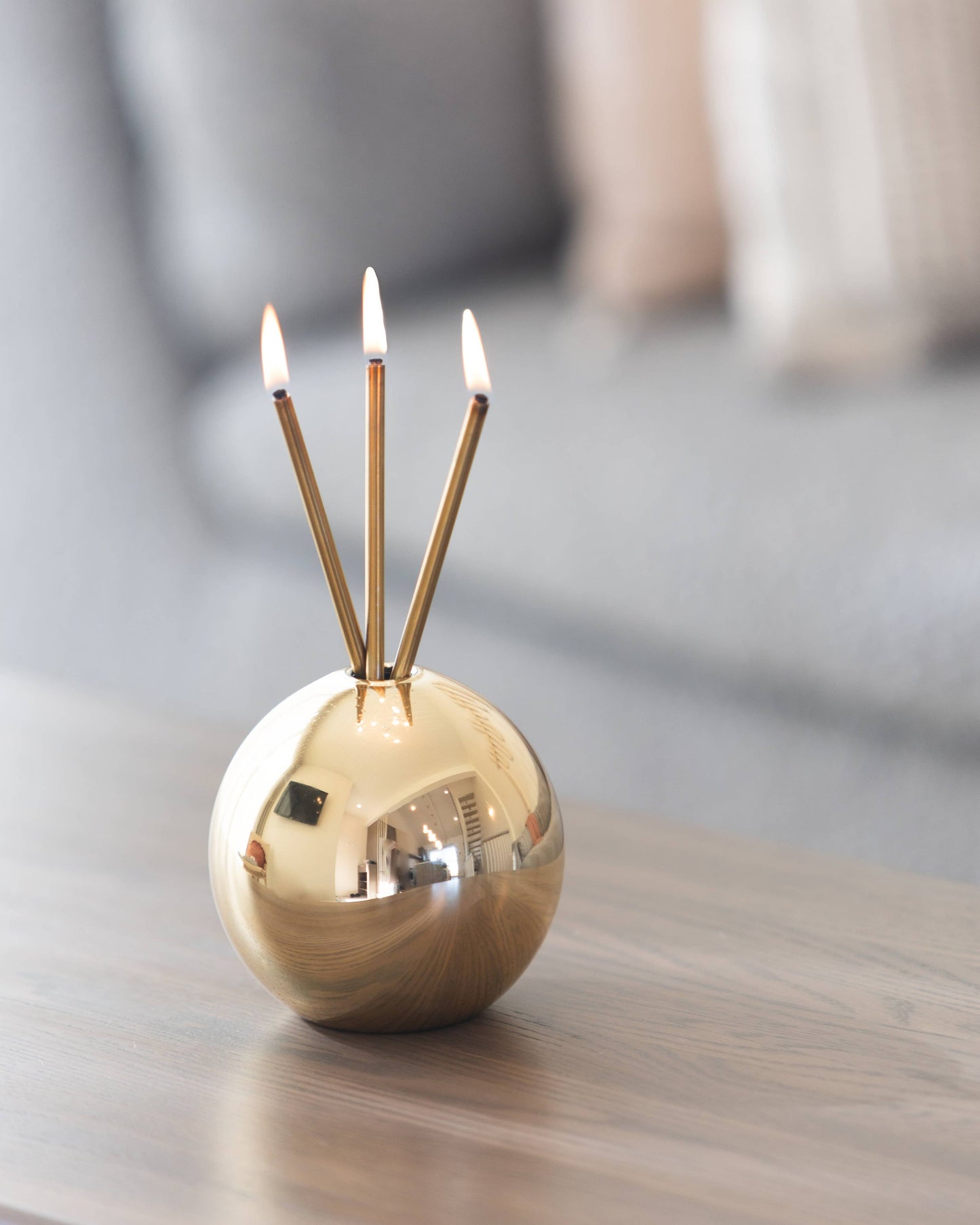 Neva Vase, Gold Metallic Candle Holder [Case of 6]