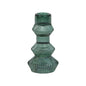 Sage Green Glass Taper Candle Holder| Christmas Decor |