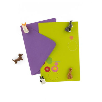 Colorful dog magnets