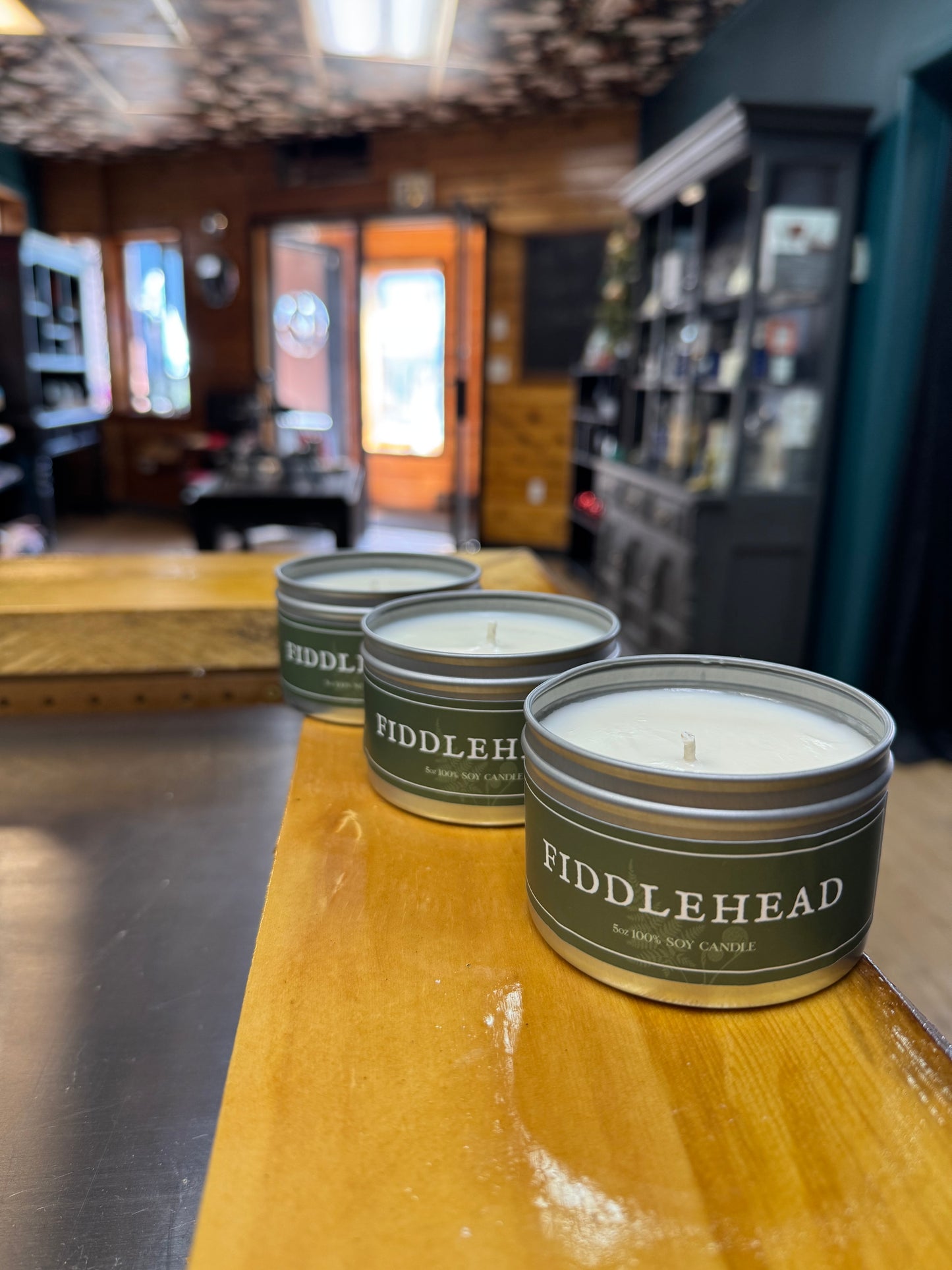 Fiddlehead candle
