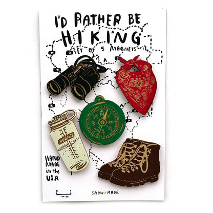 Hiking Magnets - Set of 5