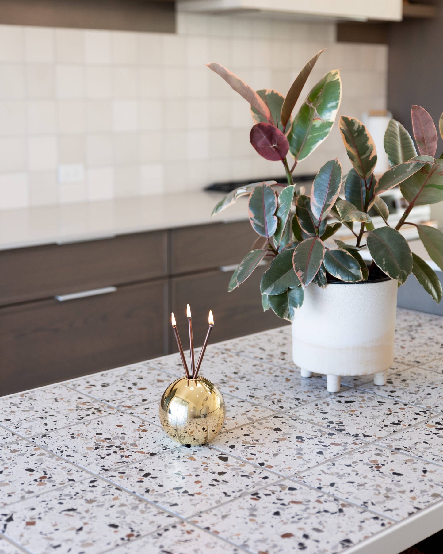 Neva Vase, Gold Metallic Candle Holder [Case of 6]