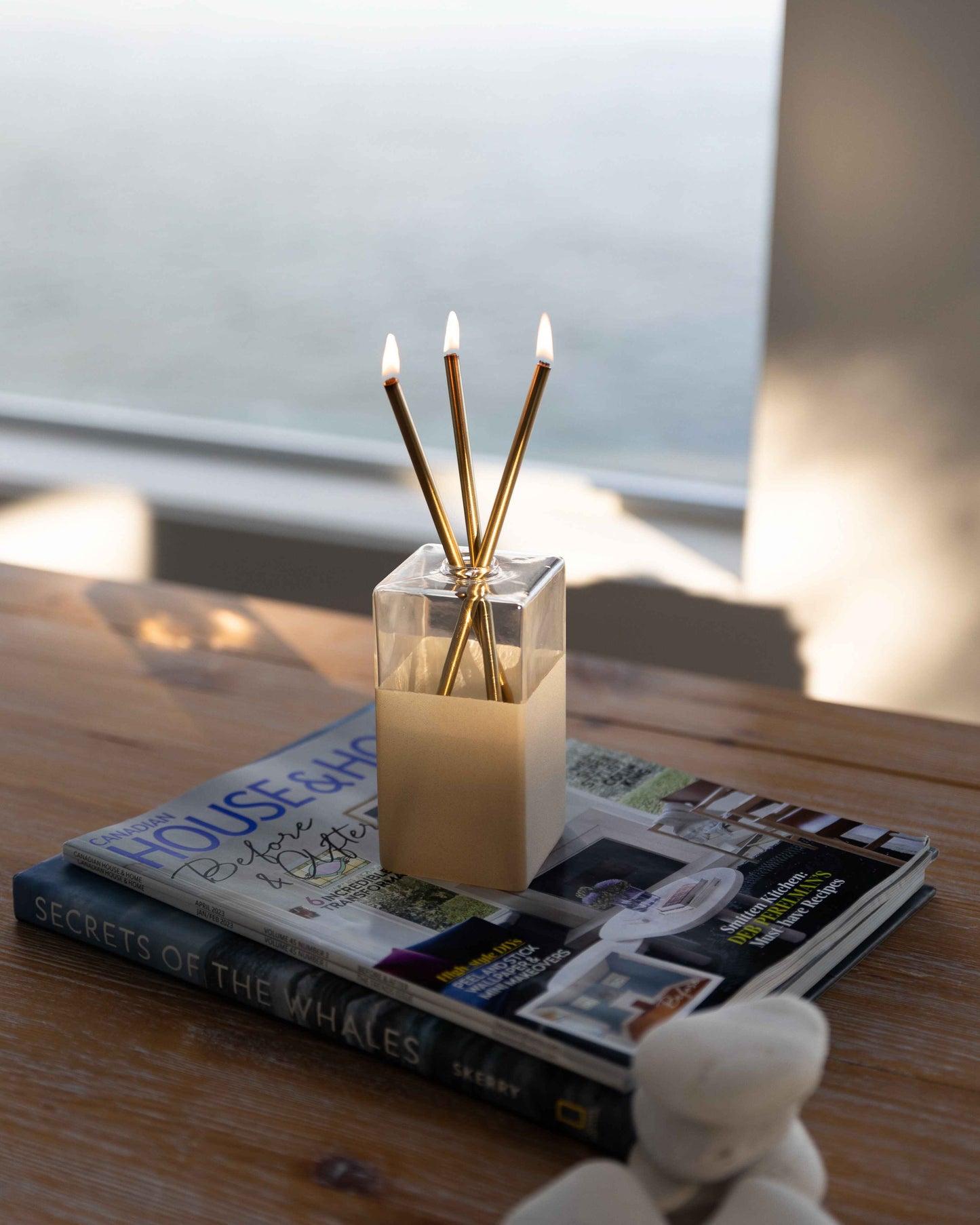Gold Everlasting Candle – Reusable Steel Candles