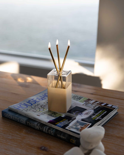 Gold Everlasting Candle – Reusable Steel Candles