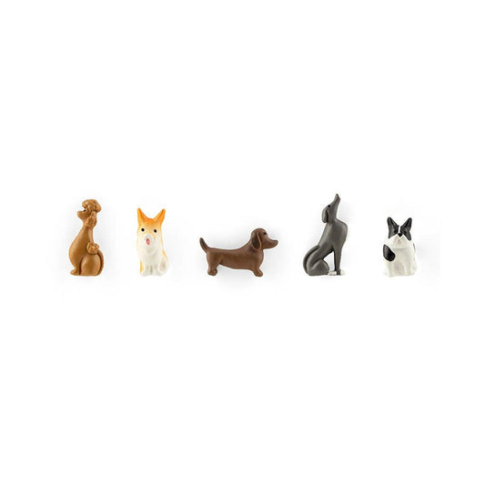 Colorful dog magnets