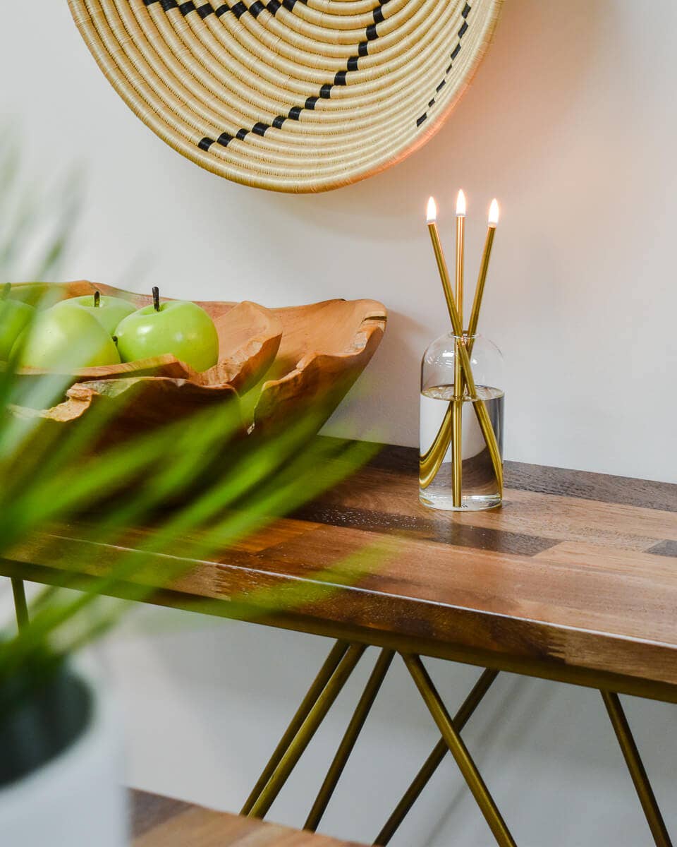 Gold Everlasting Candle – Reusable Steel Candles
