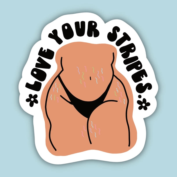 Love Your Stripes Sticker