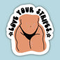 Love Your Stripes Sticker
