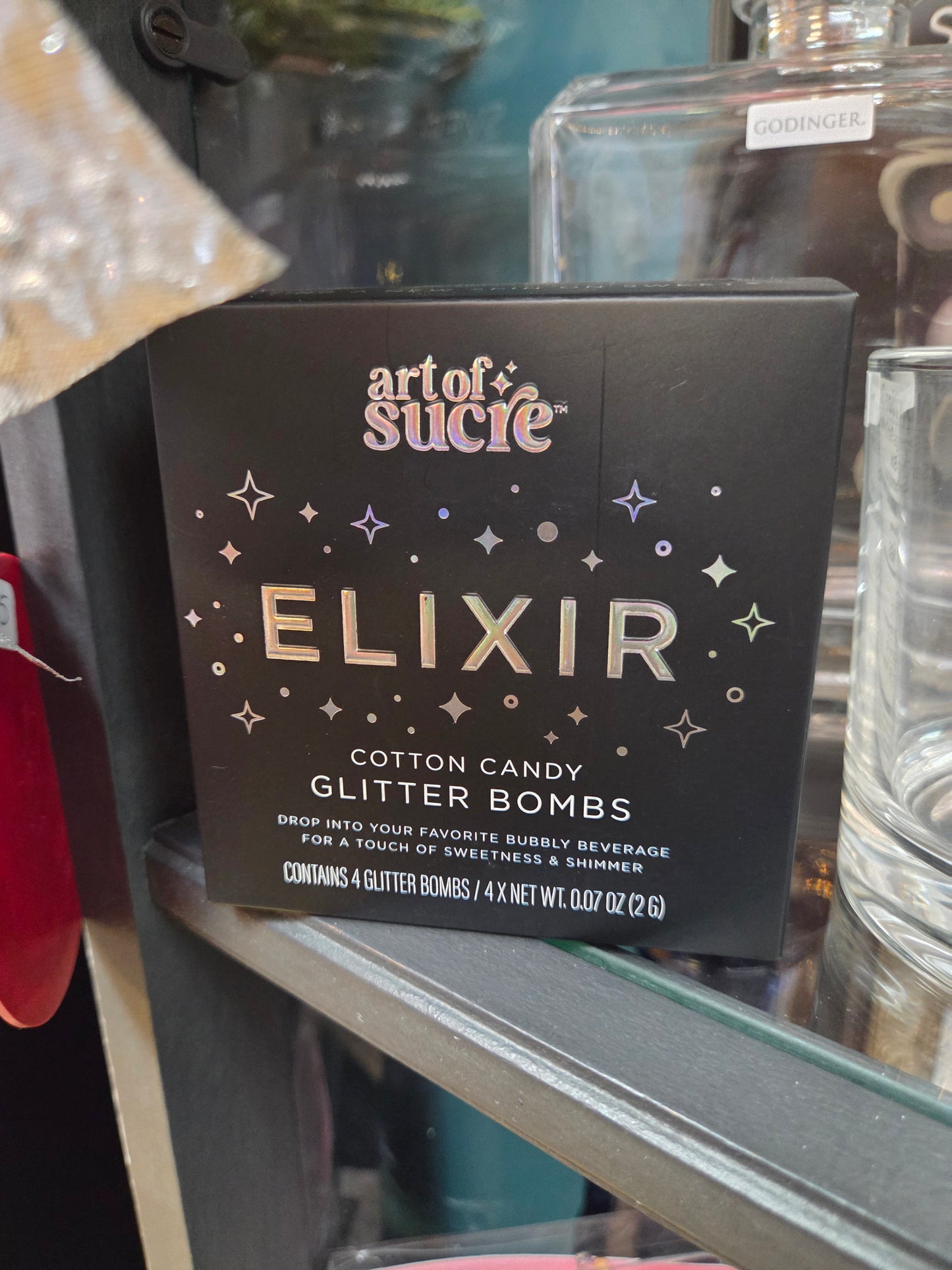 Cotton Candy Drink Glitter Bombs