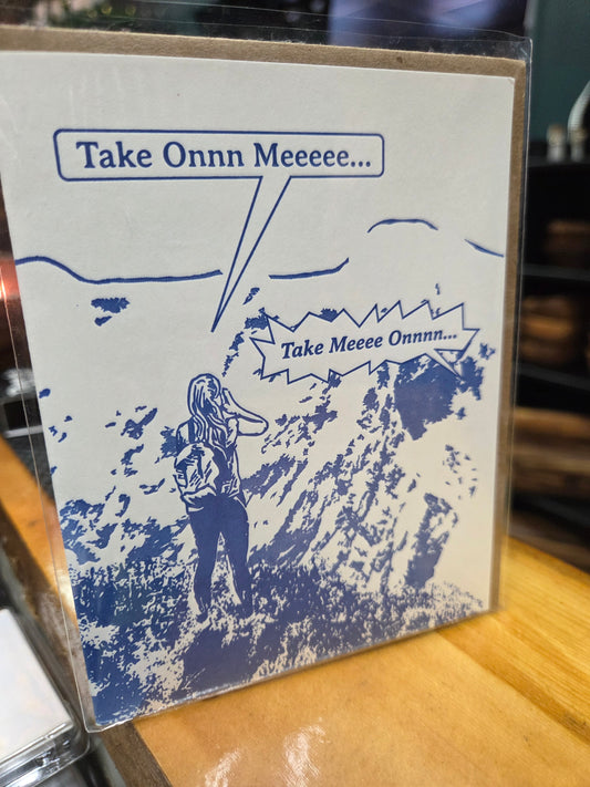 Take On Me Card