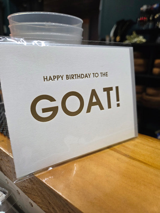 Happy Birthday to the GOAT Card